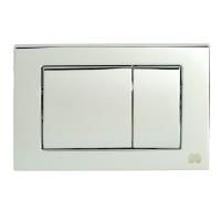 METAL DUAL Клавиша двойная универсальная h163x243 мм.(металл), хром