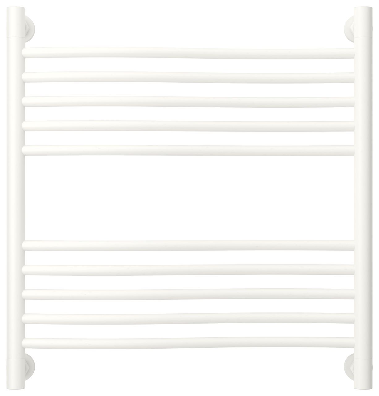 Полотенцесушитель водяной "ФЛЮИД+" 600х600 (Матовый Белый)