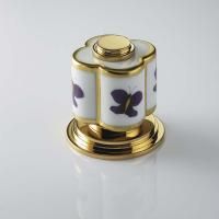 THG CAPUCINE MAUVE DECOR OR Вентиль смесителя для ванны, декор золото/лиловый, цвет полированное золото THG CAPUCINE MAUVE DECOR OR Вентиль смесителя для ванны, декор золото/лиловый, цвет полированное золото