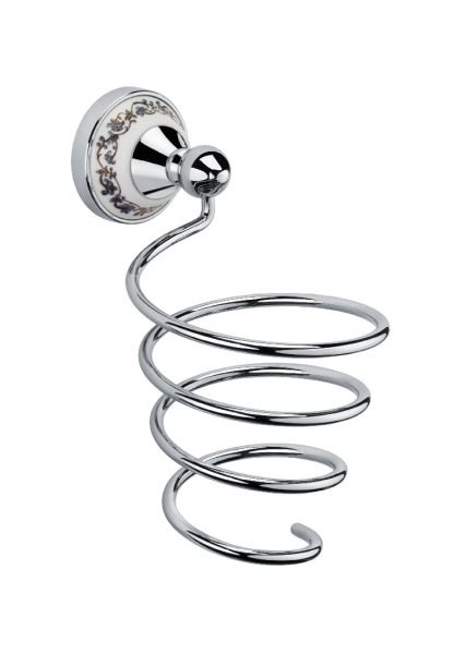 Держатель для фена Fixsen Bogema FX-78519 Хром Белый