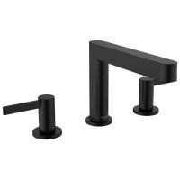 HANSGROHE FINORIS Смеситель для раковины, на 3 отверстия, 110, со сливным клапаном Push-Open, матовый черный HANSGROHE FINORIS Смеситель для раковины, на 3 отверстия, 110, со сливным клапаном Push-Open, матовый черный