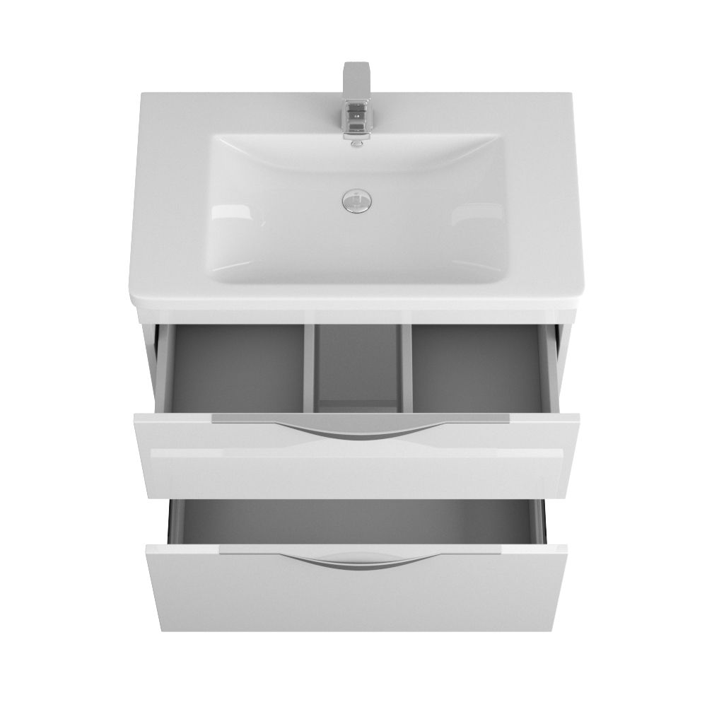 Тумба Sjel stor 80, белый лак