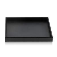 Decor Walther Brownie Tab Q Лоток универсальный 28x28см, цвет: черная кожа