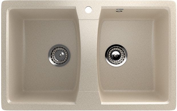 Кухонная мойка Ulgran U-402 Песочная Кухонная мойка Ulgran U-402 Песочная