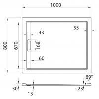 TRAY-AS-01 Сифон для поддонов из искусственного мрамора