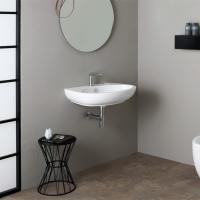 Simas Bormio Раковина подвесная 66х51 см, с 1 отв под смеситель, цвет белый