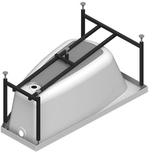 Акриловая ванна Radomir Vannesa Мэги 140х80 R 2-01-0-2-1-211 Белая без гидромассажа