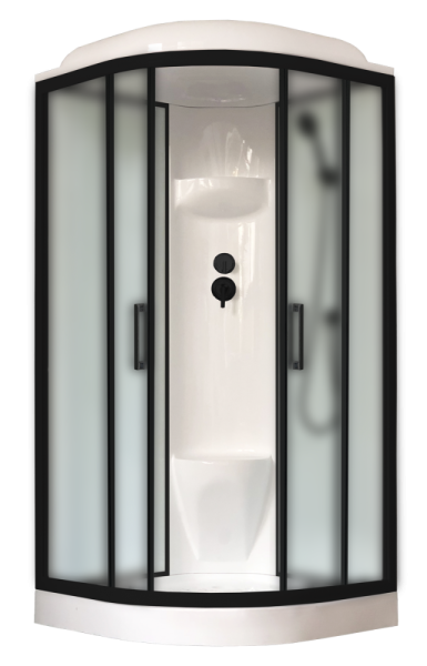 Душевая кабина Royal Bath  RB 100HK6-WC-BL (белое/матовое)