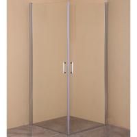 Душевой уголок Orange E04-100TCR 100x100 профиль Хром стекло прозрачное