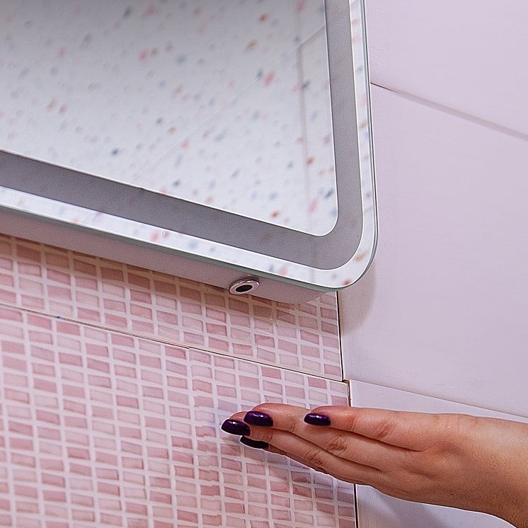 Зеркало Бриклаер Эстель-1 120 на взмах руки с подсветкой