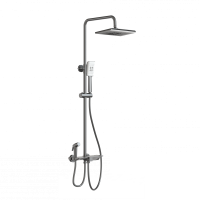 Душевая система с термостатом WONZON & WOGHAND, Темный графит (WW-B3310-BGG)