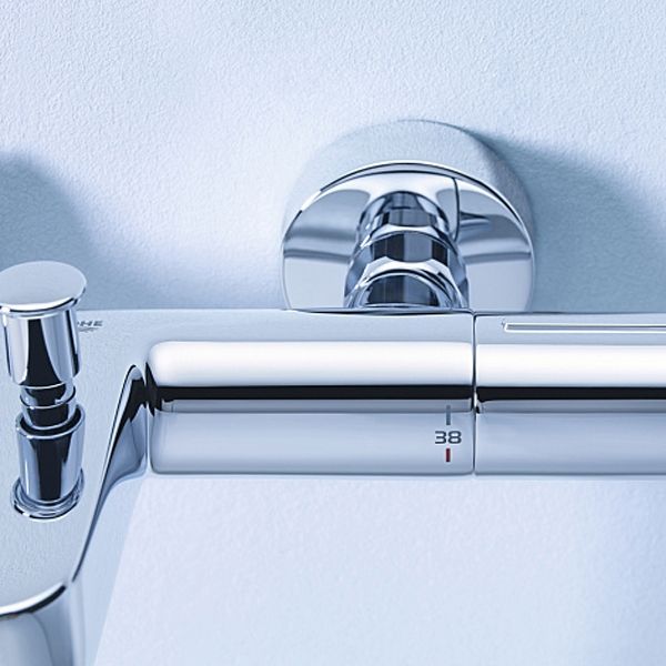Смеситель для ванны Grohe Grohtherm 1000 Cosmopolitan 34215002 с термостатом Хром Смеситель для ванны Grohe Grohtherm 1000 Cosmopolitan 34215002 с термостатом Хром