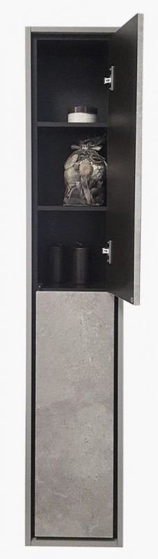 Шкаф-пенал Акватон Уэльс 30 1A208103WAC30 Темный шоколад