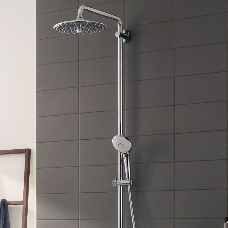 Душевая система GROHE EUPHORIA SMARTCONTROL 26510000 (хром, металл/пластик, 175-см, круглая), шт Душевая система GROHE EUPHORIA SMARTCONTROL 26510000 (хром, металл/пластик, 175-см, круглая), шт