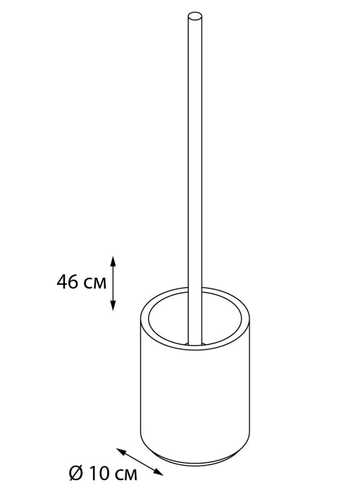 Ершик FIXSEN RICH FX-251-5, бежевый/золотой, артикул FX-251-5