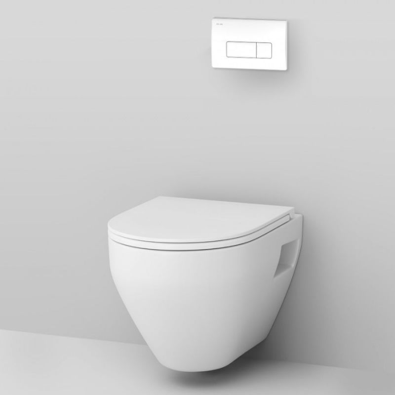 Комплект унитаза с инсталляцией AM.PM Spirit V2.0 FlashClean IS48001.701738 с сиденьем Микролифт и клавишей смыва Белый Комплект унитаза с инсталляцией AM.PM Spirit V2.0 FlashClean IS48001.701738 с сиденьем Микролифт и клавишей смыва Белый