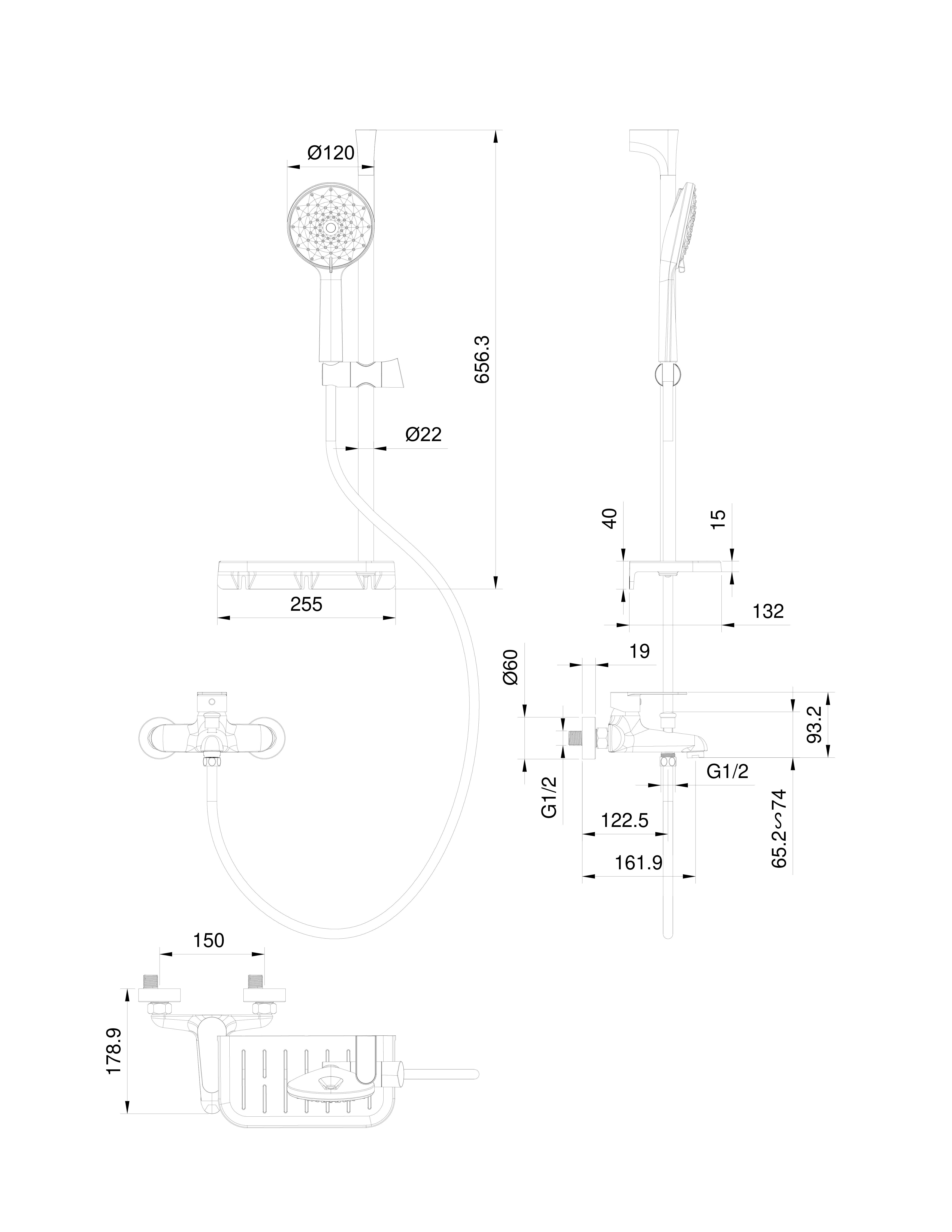 Смеситель для ванны с душевым гарнитуром WONZON & WOGHAND ALFA, Хром (WW-AE3201-CR) Смеситель для ванны с душевым гарнитуром WONZON & WOGHAND ALFA, Хром (WW-AE3201-CR)