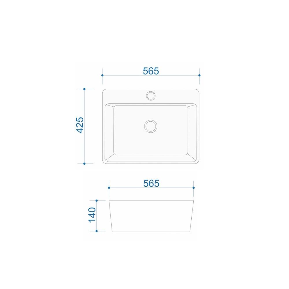 Раковина чаша Maretti SF13NS18-844, белая, артикул SF13NS18-844