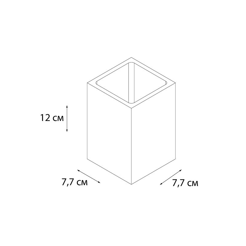 Стакан для ванной комнаты FIXSEN SOLE FX-301-3, бежевый