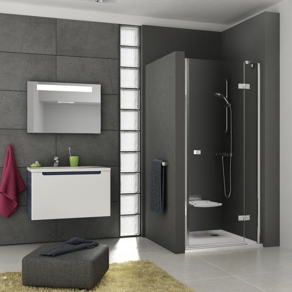 Душевая дверь в нишу Ravak Smartline SMSD2-110 A L Душевая дверь в нишу Ravak Smartline SMSD2-110 A L