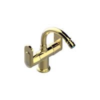 THG CORVAIR A MANETTES FIOR DI BOSCO Смеситель для биде на 1 отверстие, 2-х вентильный, с донным клапаном, цвет полированное золото