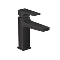 Смеситель для раковины, Hansgrohe, Metropol, тип открывания воды-однорычажный, тип регулирования воды-керамический узел смешивания, отверстия для монтажа-1, высота, мм-184, вынос излива, мм-135, донный клапан-есть, стандарт подвода воды-3/8", цвет-черный  Смеситель для раковины, Hansgrohe, Metropol, тип открывания воды-однорычажный, тип регулирования воды-керамический узел смешивания, отверстия для монтажа-1, высота, мм-184, вынос излива, мм-135, донный клапан-есть, стандарт подвода воды-3/8", цвет-черный