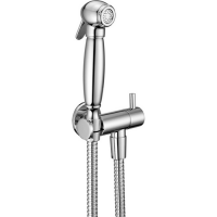 CISAL Shower Гигиенический душ со шлангом 120 см,вывод с держателем и запорный вентиль, цвет хром CISAL Shower Гигиенический душ со шлангом 120 см,вывод с держателем и запорный вентиль, цвет хром