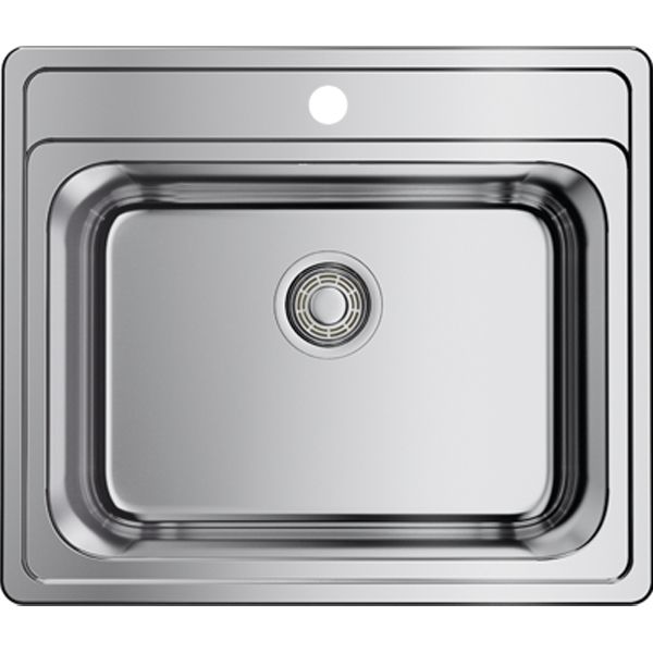 Мойка, OMOIKIRI, Ashi, ширина, мм-555, глубина, мм-500, высота, мм-200, тип установки-встраиваемый, отверстия для смесителя-1, с переливом, сифон, донный клапан, уплотнительная подкладка в комплекте, автоматический донный клапан приобретается отдельно, ма