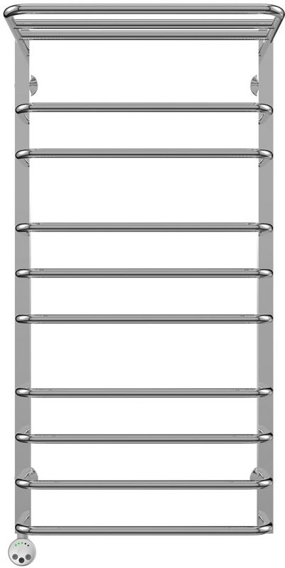 Электрический полотенцесушитель Terminus Арктур П10 500x1031 4660059920429 с полкой Хром