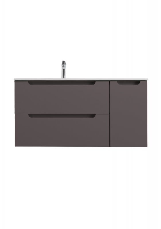 ETNA База под раковину подвес. с двумя выкат. ящ. и одной распаш. дверцей, левосторонн., Еловый Мат., 1200x455x500, ETNA-1200-2C-1A-SO-VO-L, артикул ETNA-1200-2C-1A-SO-VO-L