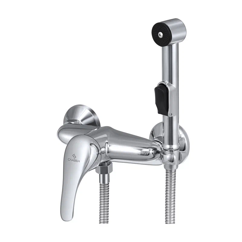 Гигиенический душ со смесителем Славен СЛ-ОД-В41, хром