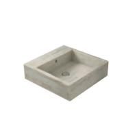 Globo Le Pietre Раковина накладная 50*50*14 см, цвет травертино