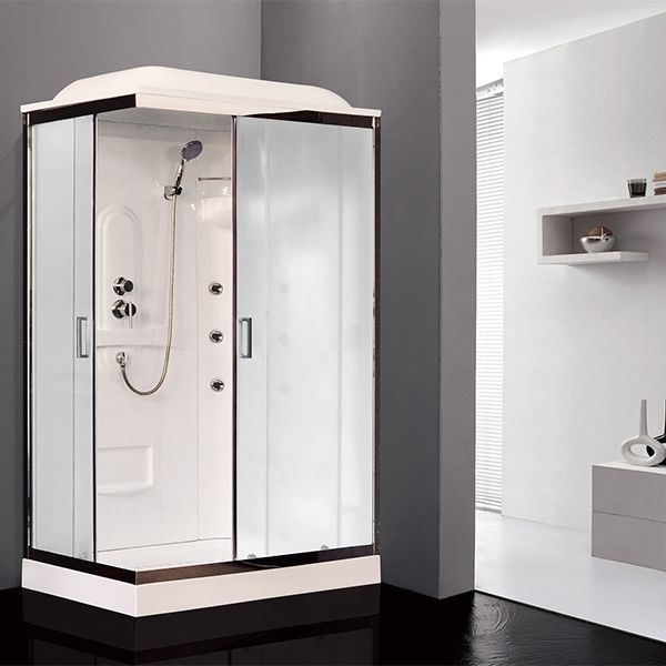 Душевая кабина Royal Bath HP 120х80 RB8120HP2-M-CH-R с гидромассажем стекло матовое задняя стенка Белая Душевая кабина Royal Bath HP 120х80 RB8120HP2-M-CH-R с гидромассажем стекло матовое задняя стенка Белая