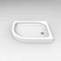 Душевой поддон Veconi Tezeo acrylic TZ-13R, 1200x800x140, акрил, белый