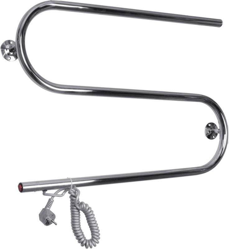 Электрический полотенцесушитель Domoterm S-образный DMT 112 42*70 EK L Хром