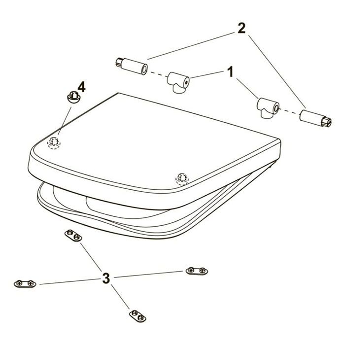 Сиденье для унитаза, TECE, TECEone, с крышкой, ширина, мм-362, с плавным опусканием, материал шарниров-металл, цвет шарниров-хром, материал сиденья-дюропласт, цвет-белый
