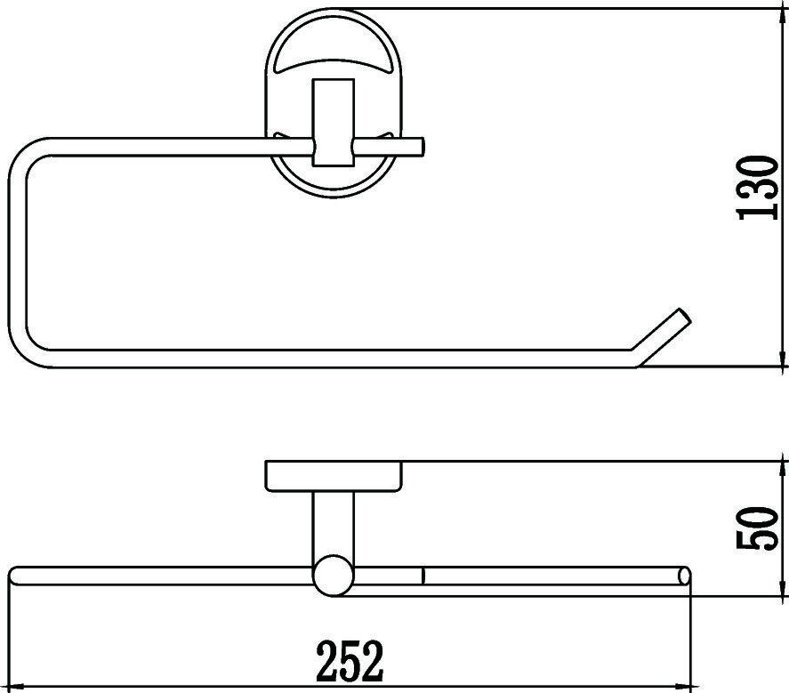 Полотенцедержатель Savol S-L07052, хром, артикул S-L07052