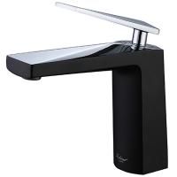Смеситель для умывальника VENTURO черный + хром