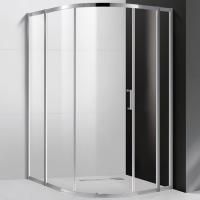 Душевой уголок Cezares Molveno RH-11 120х110 MOLVENO-RH-11-120/110-C-Cr-IV профиль Хром стекло прозрачное