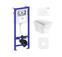 Комплект 6 в 1 Lavinia Boho Bristol Rimless 77040113, премиум с пластиковой клавишей