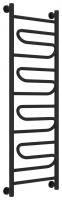 Полотенцесушитель водяной "ЭЛЕГИЯ+" 1200х400 (Матовый черный)