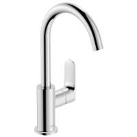 Смеситель для раковины, Hansgrohe, Rebris S, тип открывания воды-однорычажный, тип регулирования воды-керамический картридж, монтаж-на раковину/столешницу, отверстия для монтажа-1, высота, мм-301, вынос излива, мм-154, тип излива-поворотный, донный клапан Смеситель для раковины, Hansgrohe, Rebris S, тип открывания воды-однорычажный, тип регулирования воды-керамический картридж, монтаж-на раковину/столешницу, отверстия для монтажа-1, высота, мм-301, вынос излива, мм-154, тип излива-поворотный, донный клапан