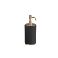 GESSI Tondo Дозатор для жидкого мыла настольный черный, цвет: Copper PVD