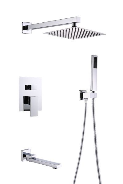 Душевая система ПСМ-Профсан с тропическим душем встраиваемая тип См-ДшОРЗШтШлА (PSM-CB-03)