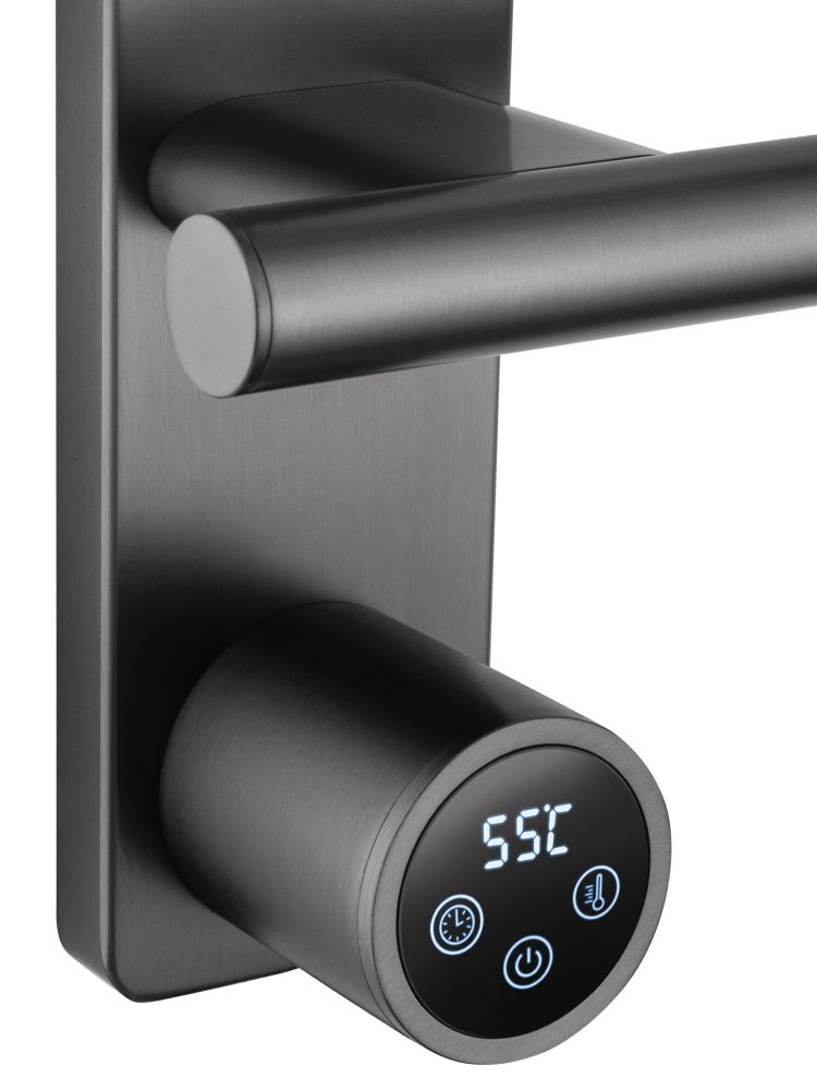 Полотенцесушитель электрический WONZON & WOGHAND NÜRNBERG, Темный графит (WW-AL342-GM)