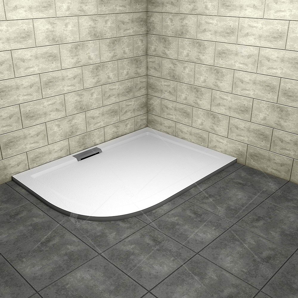 Душевой поддон асимметричный RGW GWS-41R Белый (900x1200)