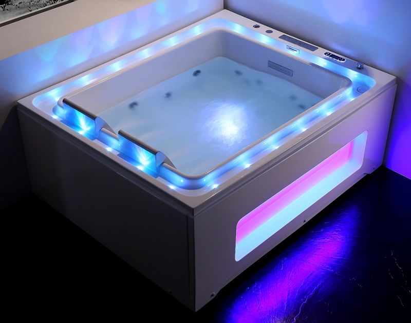 Акриловая ванна Gemy G9268 K 185x150 с гидромассажем Акриловая ванна Gemy G9268 K 185x150 с гидромассажем