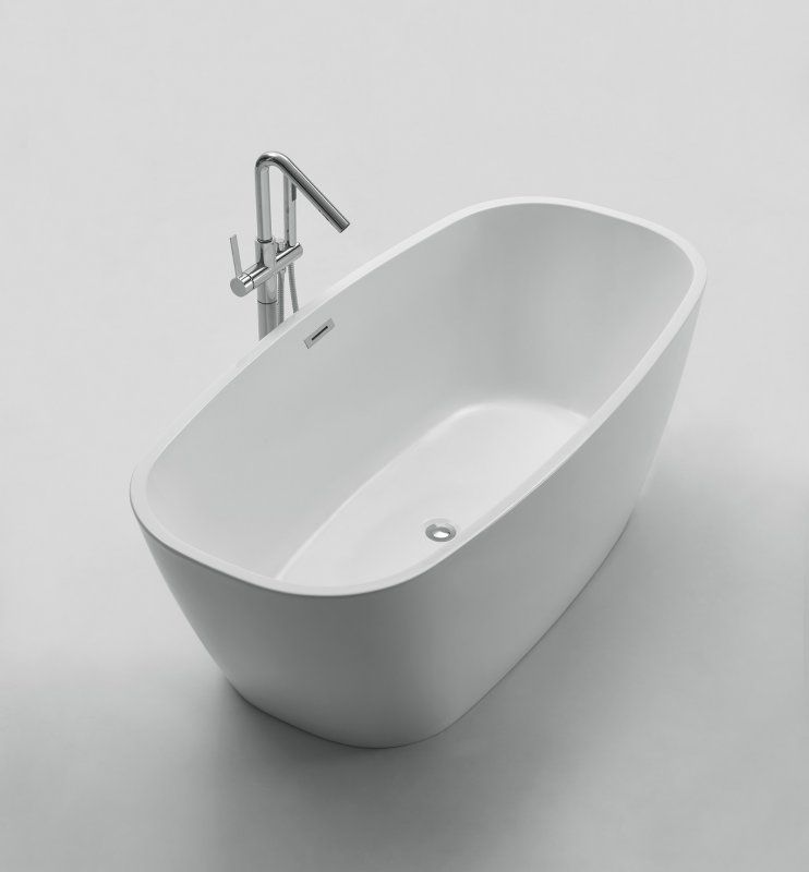 Акриловая ванна без перелива BELBAGNO BB72-1700-W0, 1700x780x600