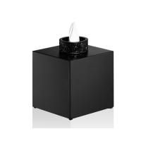 Контейнер для салфеток, Decor Walther, Rocks, ширина, мм-130, глубина, мм-130, высота, мм-156, цвет-черный матовый/кристаллы Swarovski