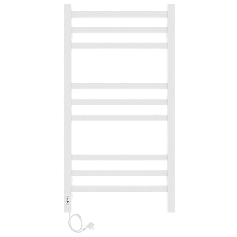 Полотенцесушитель электро "Астор ЧК9 350х700", белый муар, левый